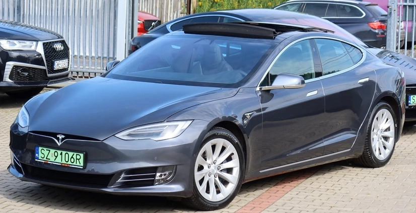 Tesla Model S cena 168510 przebieg: 151000, rok produkcji 2018 z Tuchola małe 781